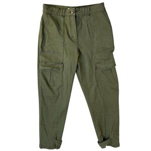 NWT H&M Green Utility Pants Womens Size 4